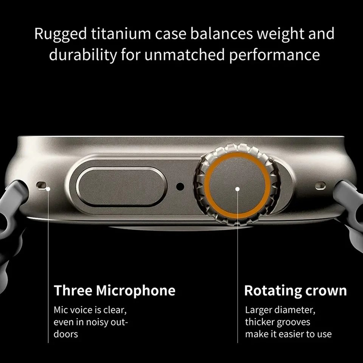 T800 Ultra Smart Watch 1.99 inch Infinite Display,Bluetooth Calling,Heart Rate Tracking, Sports Featured Men Smartwatch And Women Smartwatch – Original Apple Watch Copy. 