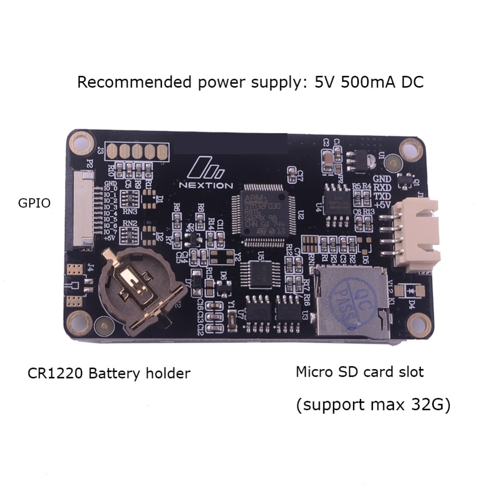 Nextion Enhanced 2.8 inch HMI LCD Touch Display Screen NX3224K028 + CP2102 USB to TTL 6-in-1 Serial Port Converter Adapter. 