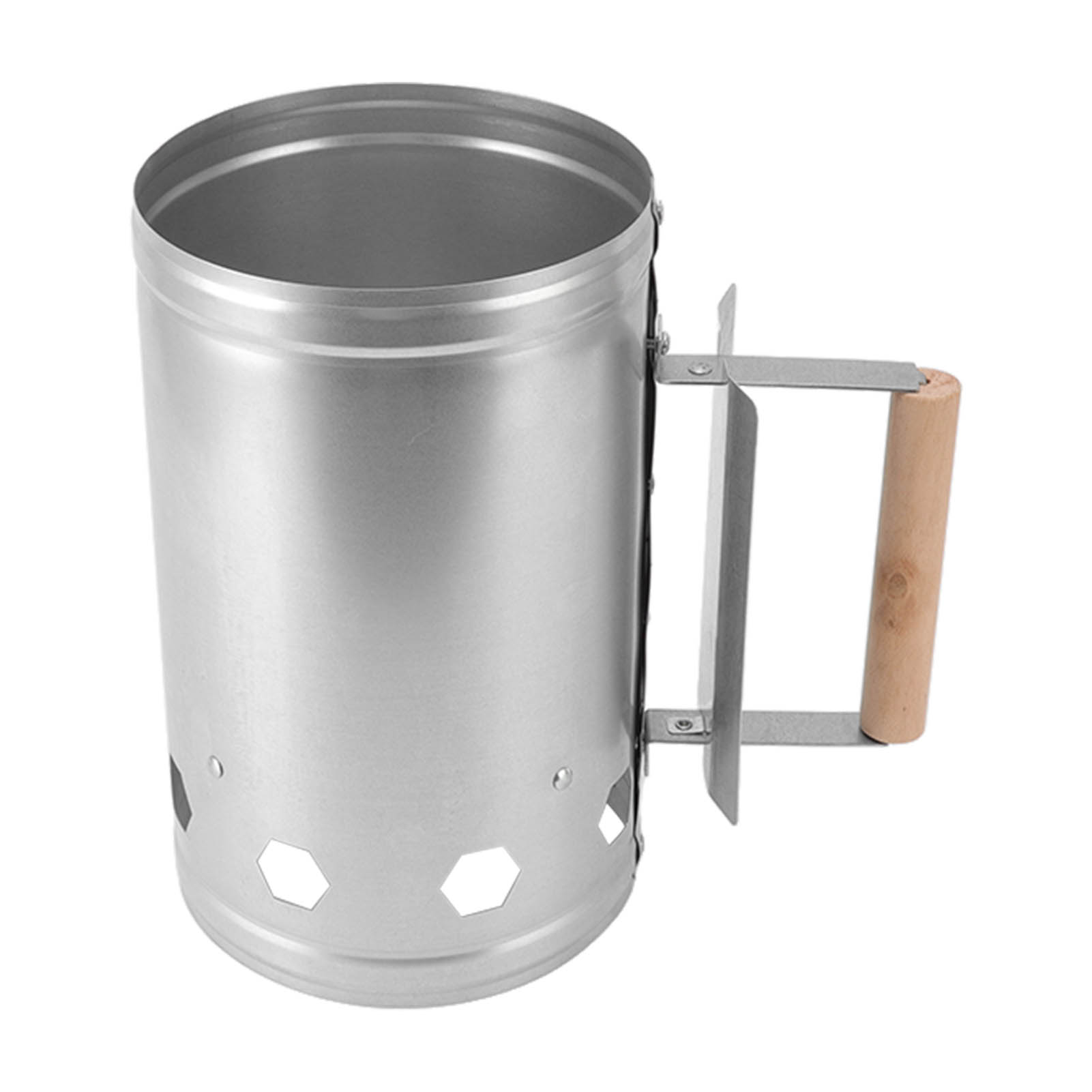 Barbecue Chimney Starter Professional Grill Chimney Starter Round with Quick Release Trigger for BBQ for Picnic. 