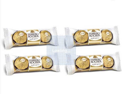 FERRERO ROCHER T3 Chocolates Imported 37.5gms ( Pack of 4 ) Bars (4 x 37.5 g)