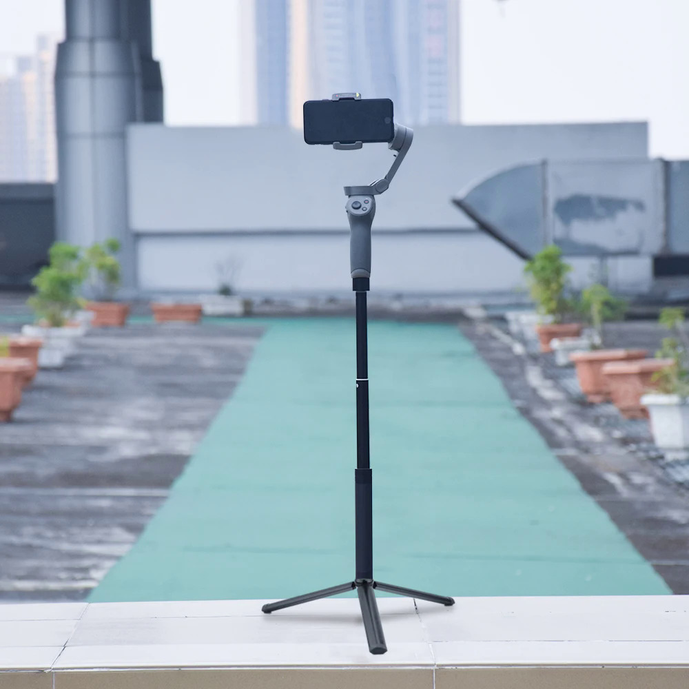 Telescopic Extension Rod for DJI OM 4 Osmo Mobile 3 2/Insta360 ONE X2/3 Phone Tripod Stand Selfie Stick Stabilizer Accessories. 