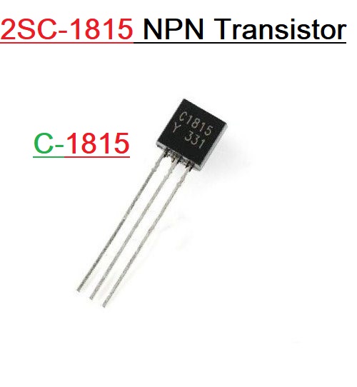 20Pcs- C1815 2SC1815 2S-C1815 2SC 1815 NPN Transistor 50V 0.15A TO-92 Inline Triode Transistor Small Signal Bipolar BJT Transistor 3 Pin Leads. 