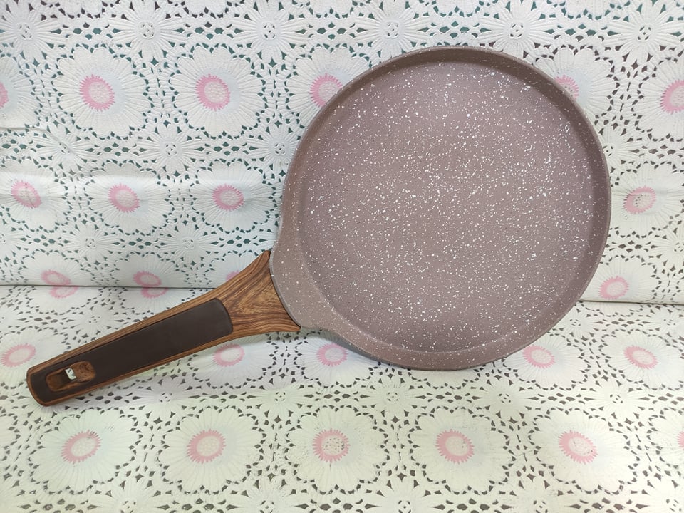 JIO 26cm Non-Stick (Induction) Dosa Tawa ,Marble Coted Tawa, Use For Induction Cooker,Gift And Home Decoration.CD:N50.