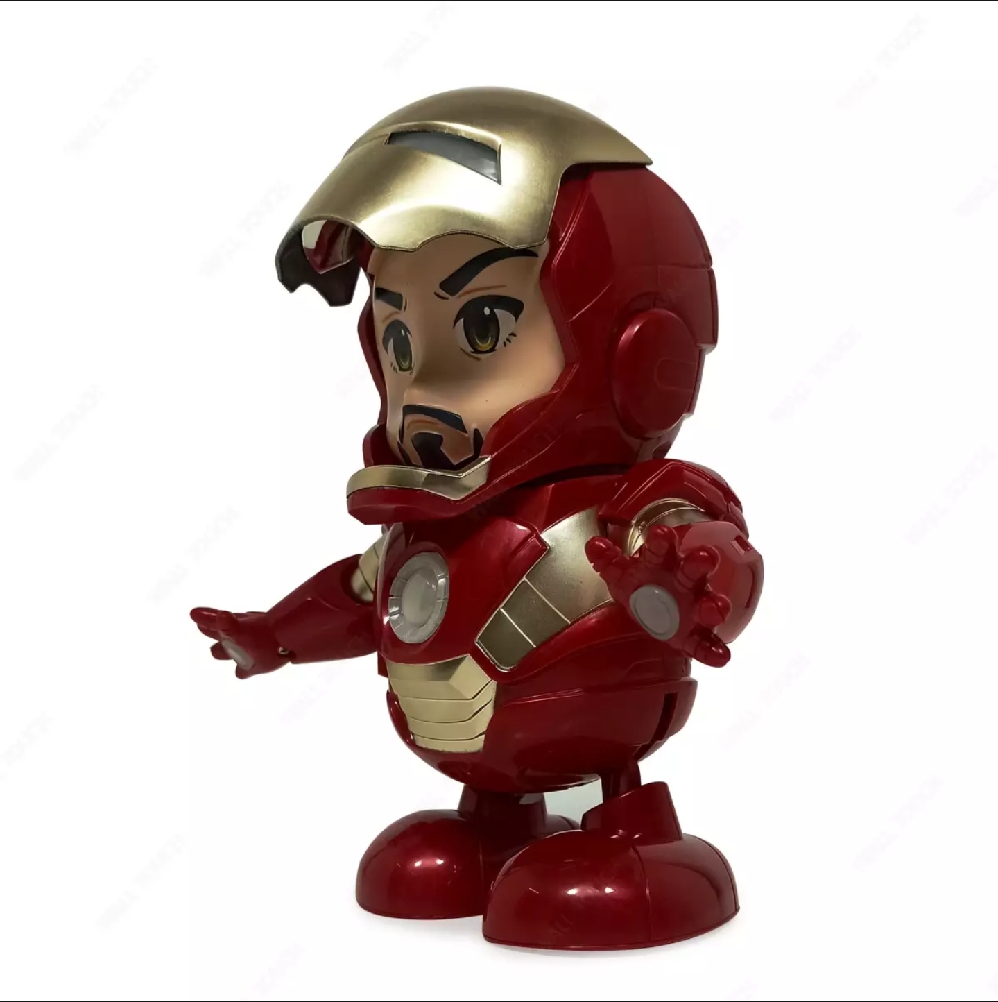 Iron Man-Dance Hero Super Hero  Iron Man  Dancing Robot Toy With Real Dance Move, Music And Lights For Kids. 