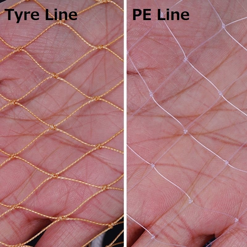 Cast Nets Fishing Net 2.4M-7.2M Hand Throw Cast Net American Style Catch Fishing Net Small Mesh Fishing Trap Nets Without Sinker. 