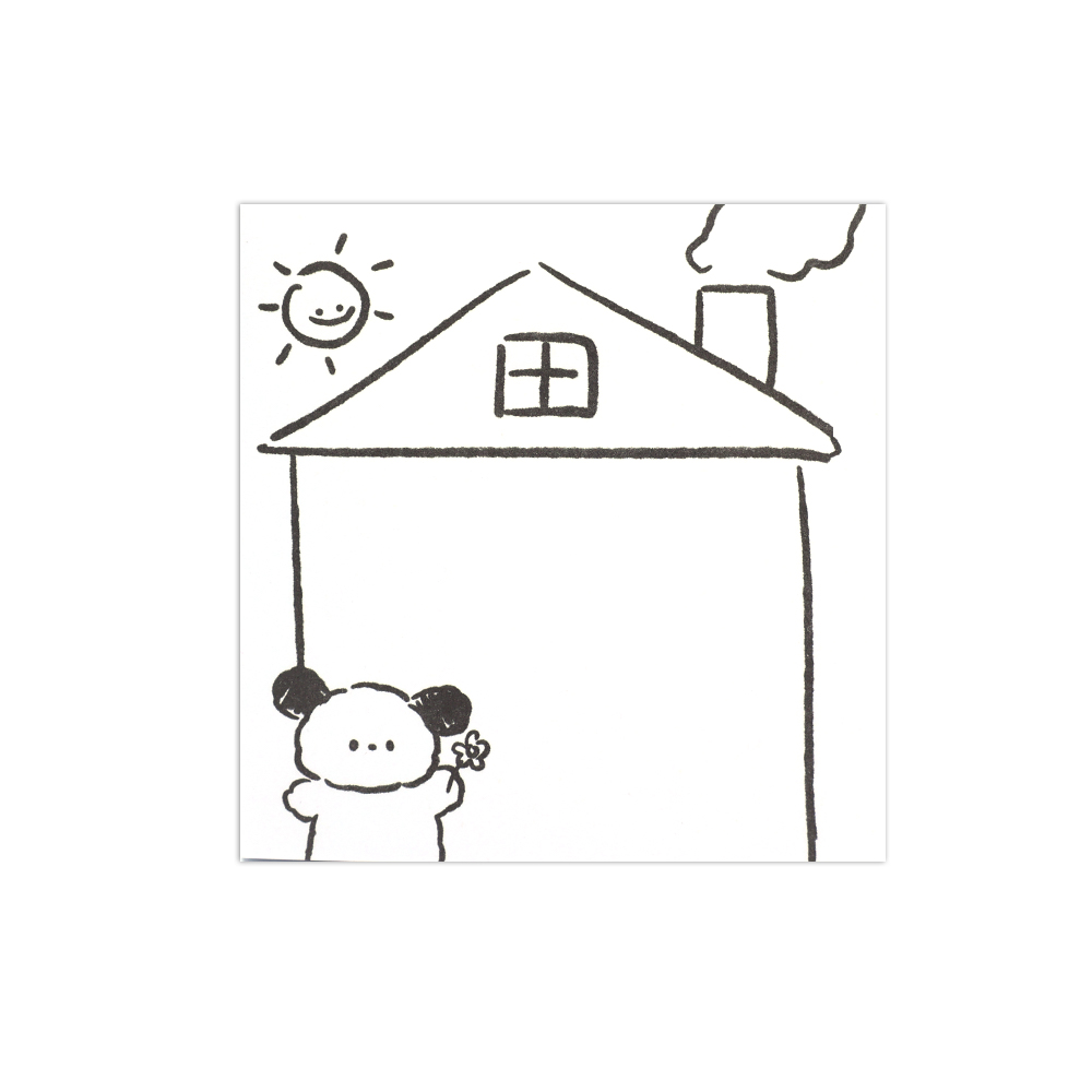 50 Sheets Cute Cartoon Dog Memo Pad Kawaii Sticky Notes Girl Diary DIY Decorative Scheduler Paper To Do List. 
