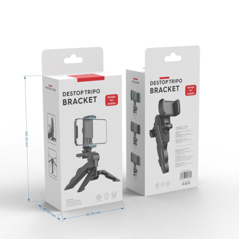 Mini Flexible Tripods Phone and Live Set for Professional Photo Video Camera Handheld Stabilizer Hand Grip Vlogging Tripod With 360° rotatable phone holder for DSLR GoPro  Action Camera & Smartphone. 