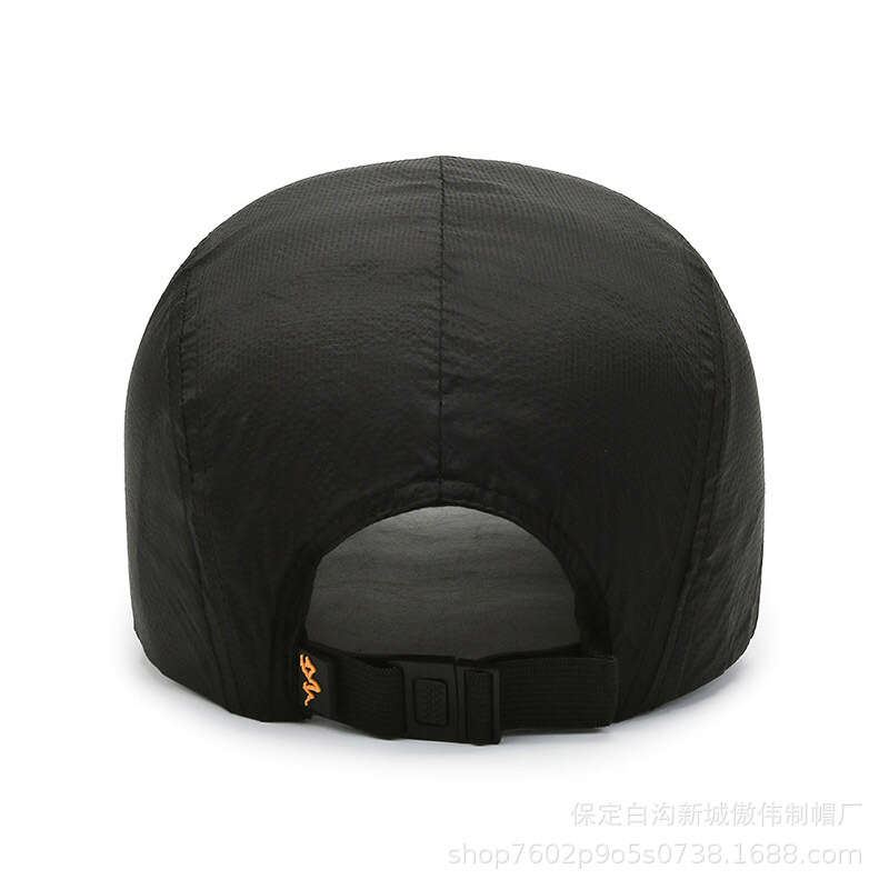 Ultra thin outdoor running men's and women's quick drying, breathable, protection, cycling, sun shading, duck tongue hat, folding sports cap, baseball cap. 
