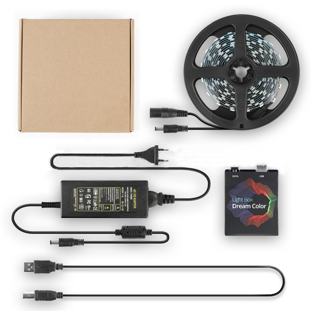 60 lights/meter TV USB TV background light with computer display decorative light LED Backlight Belt Computer Display Fantasy Decorative Light Simple Fidelity design. 