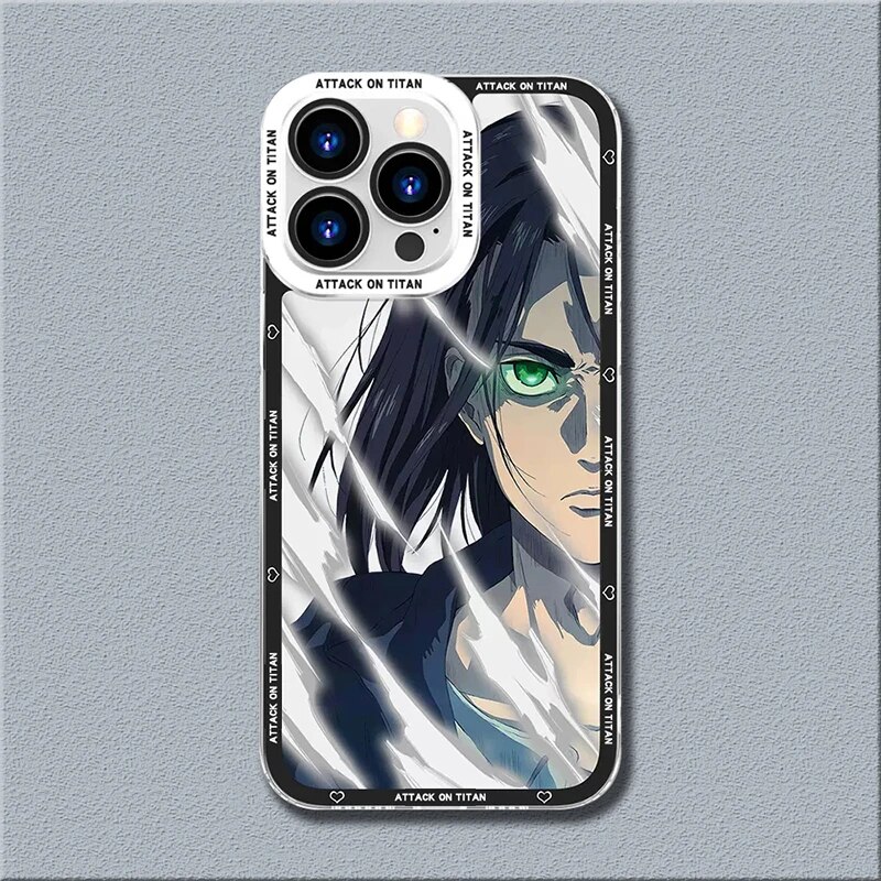 Anime Attack On Titan Clear Phone Case For Samsung Galaxy A14 A34 A54 A13 A23 A33 A53 A73 A32 A52 A72 Soft Shockproof Back Cover. 