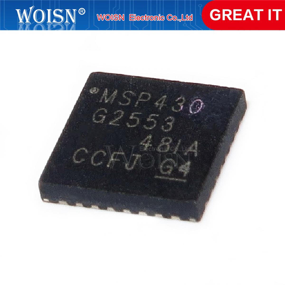 1pcs/lot MSP430G2553IRHB32R MSP430G2553 MSP430 G2553 QFN-32 In Stock
