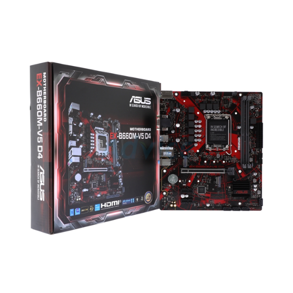 Asus EX-B660M-V5 D4 12th & 13th Gen microATX Motherboard. 