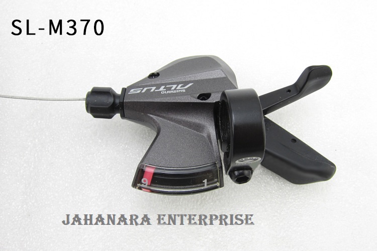 SHIMANO ALTUS SL-M370  9 Speed Shifter Definite Trigger 3X9 w / Internal Cable (Made In Indonesia). 