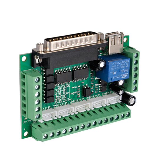 Stepper Motor Driver MACH3 5 Axis CNC Breakout Board For CNC Engraving Machine DIY Electronics Project MACH3 5 Axis. 