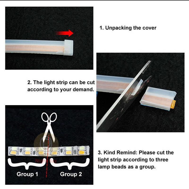 2x 2021 Latest LED Car DRL Daytime Running Light Automatic Motorcycle Mobile Turn Signal Bicycle Thin Strip Light Modeling Accessories（Ice Blue&Yellow-30cm）. 