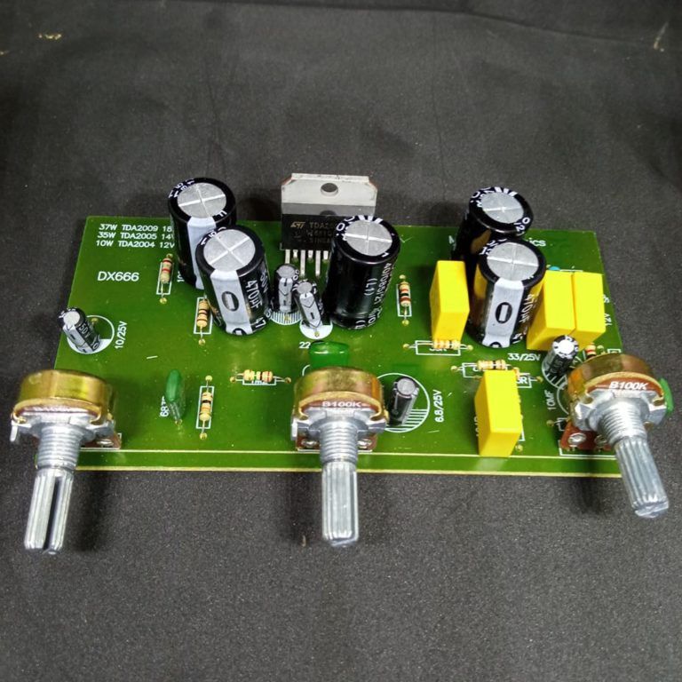 HEAVY CAPACITORS TDA2009A TDA-2009 TDA 2009 Amplifiers Board 12W Speakers DC 8-28V Power Supply Audio Home Entertainment & Amplifiers Circuit. 