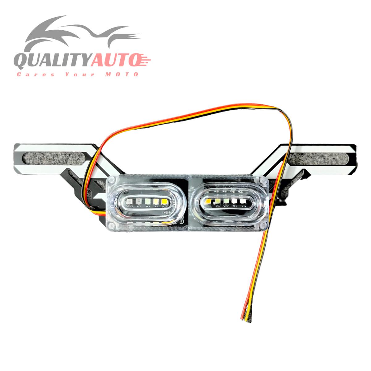 Motorcycle flashing light / Strobe Flash Led Light For Car and Motorcycle/ Car Emergency Flasher Day Running Flash Led Lights 6 Led 8 Flashing Modes 12v DRL Strobe Brake Lamp