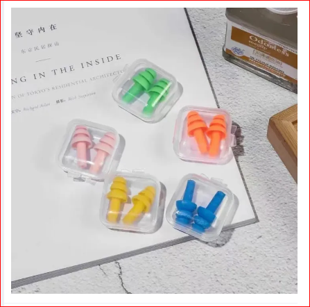 Soft Silicone Ear Plugs Sound Insulation Ear Protection Earplugs Anti Noise Snoring Sleeping Plugs For Travel Noise Reduction 1pcs. 
