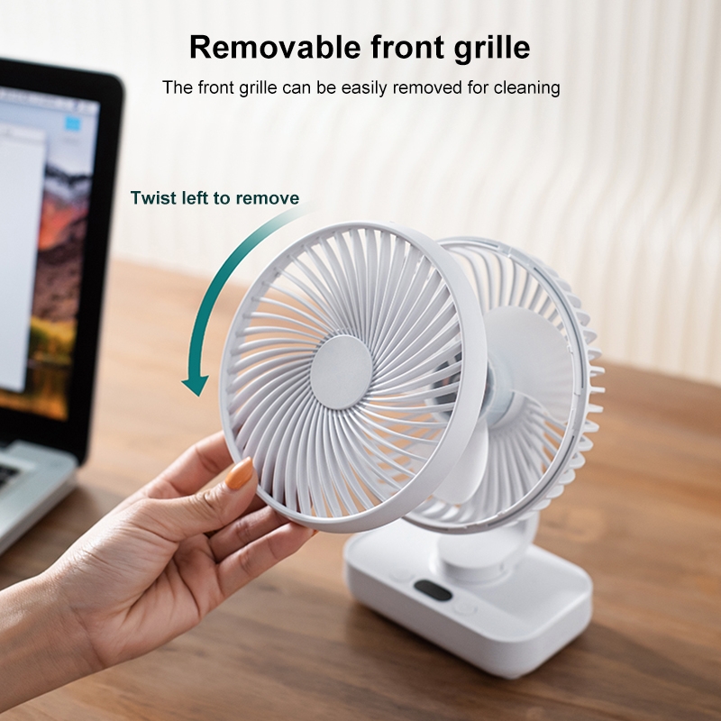 D606Y Portable Desktop Oscillating Small Fan. 