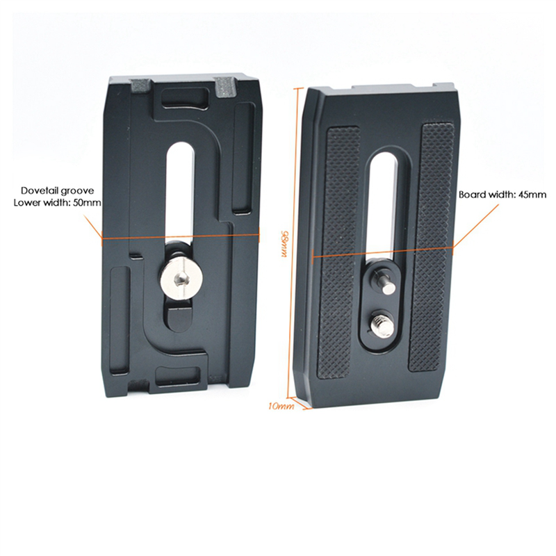 2X Quick Release Plate,Camera Quick Release Plate Adapter for Benro KH25/KH26/KH25N/KH26NL Camera Accessories. 