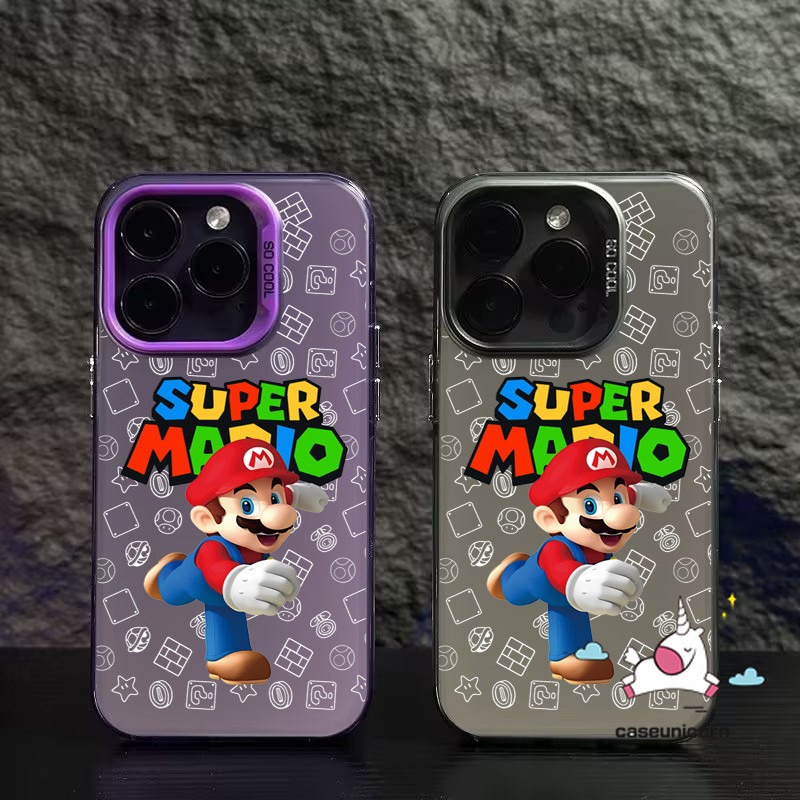 For Oppo A36 A38 A15 A18 A3X A60 A7 A3 A12 A11 A74 A5 A54 A3s A9 A76 A16 A58 A79 A52 A15s A95 A5s A31 Reno 12F 4F A16K A16s A1K A17 A55 A17K Lover Super Mario Cartoon English Case. 