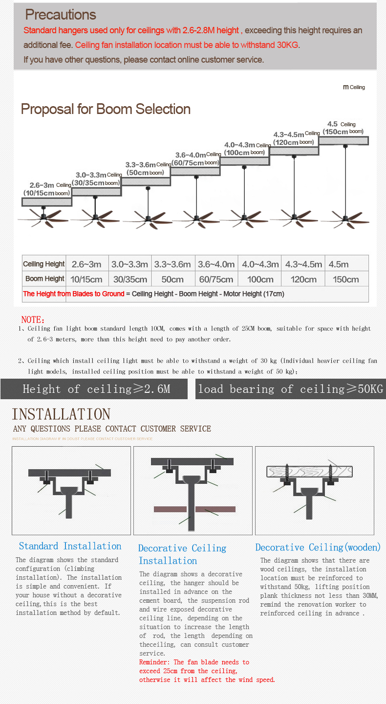 Aviator Ceiling Fan 72"With LED Light And Remote (6 Blade) 1 year Warranty. 