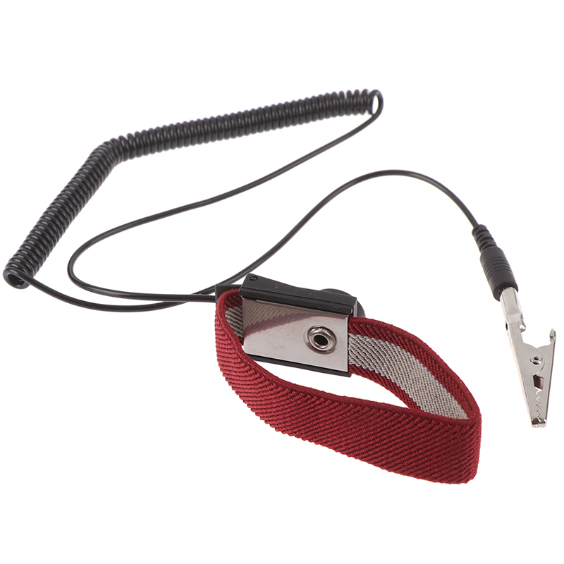 Anti Static ESD Wrist Strap Discharge Bands Static-Release Wristband with Clip. 