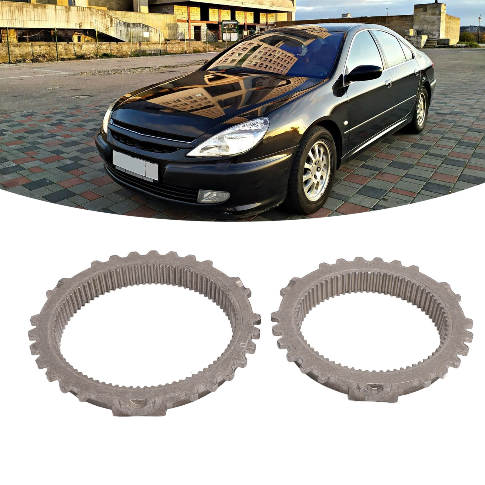 232407 Transmission Synchronizer Ring Kit High Strength Metal 1 Pair for C2 C3 C4 AX ZX. 