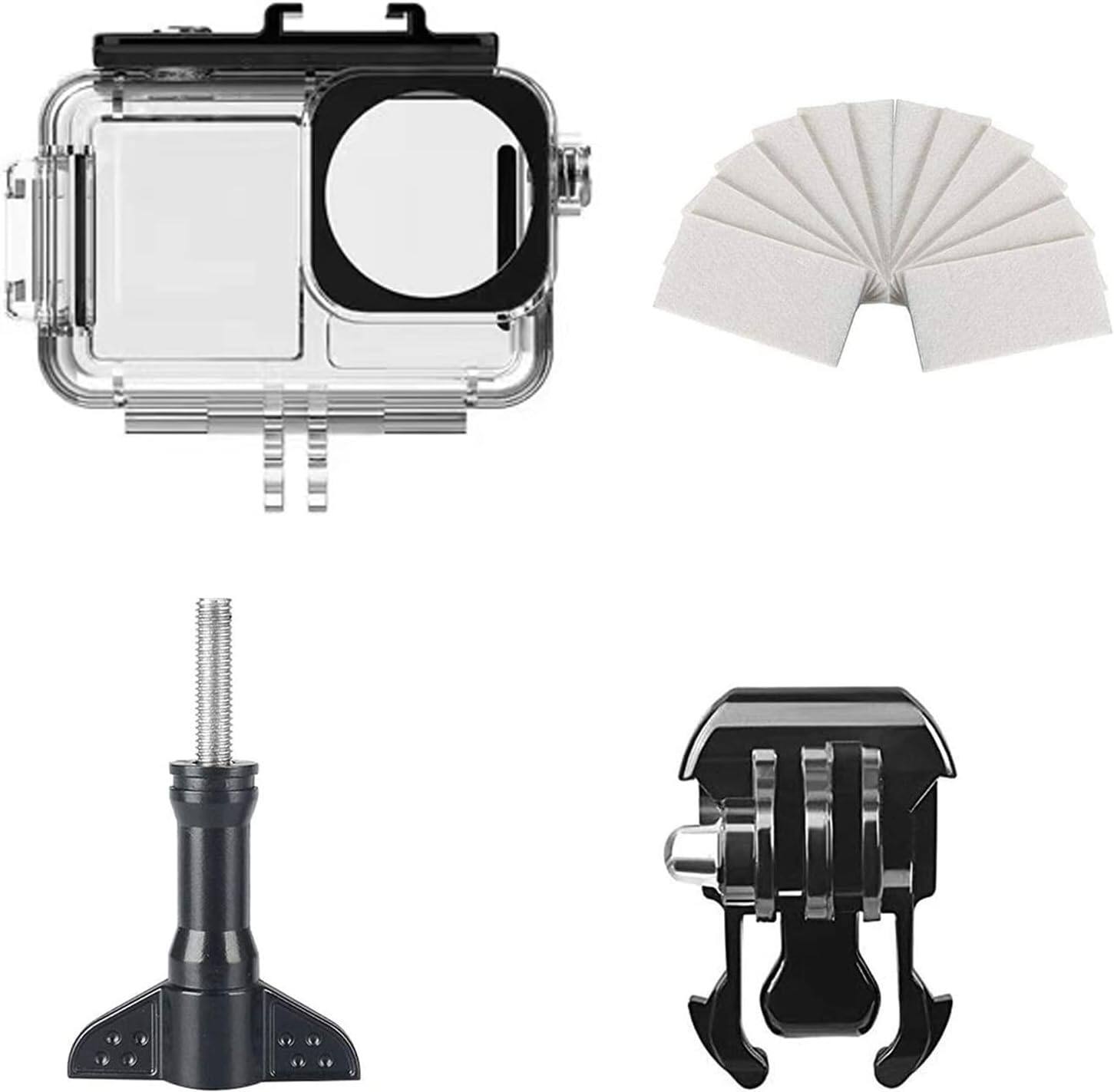 Waterproof Case for DJI Osmo Action 3 /DJI Osmo Action 4 Camera, 40M/131FT Diving Housing Protective Shell Underwater Accessories Kit. 