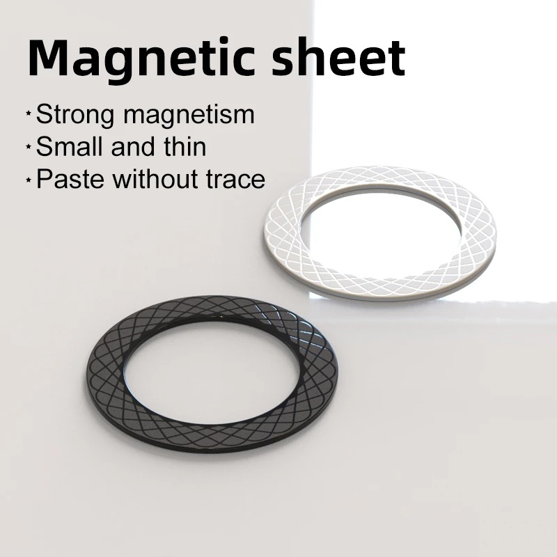 BlueWow Sjp-T12 Magnetic Metal Plate Sticker Rings For Wireless Charger Magnet Car Mobile Phone Holder Iron Sheet iPhone And Android. 