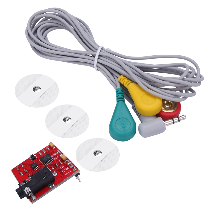 Muscle Signal Sensor Emg Sensor Controller Detects Muscle Activity For Arduino. 