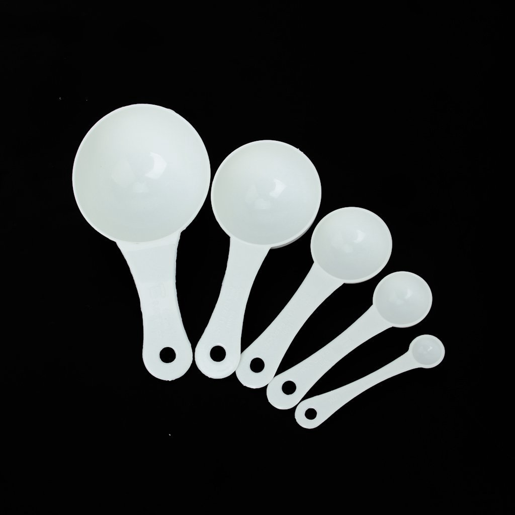 OUMERY 10 Pcs 100Ml / 50Ml / 15Ml / 5Ml / 1Ml Dispensers Plastic Measuring Spoons.. 