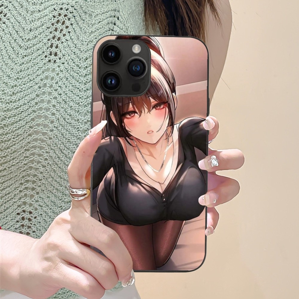 Noona Seo Nari Mobile Cell Phone Case for iPhone 15 14 13 12 11 X XR XS 8 7 Pro Max Plus Mini Black Soft Phone Cover Funda. 