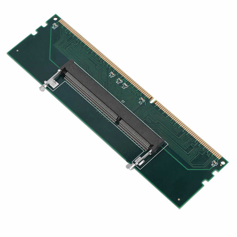 （NEW）DDR3 Laptop SODIMM Slot TO Desktop Memory DIMM RAM Connector Adapter Card Tester. 