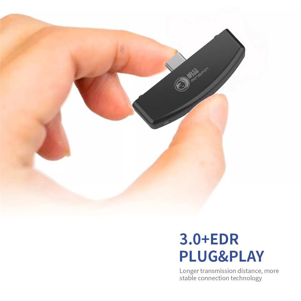 A1 Gaming Wireless BT Audio USB Transmitter Built- in Digital Microphone Replacement for Nintendo Switch/PS4/PS3/PC Black. 