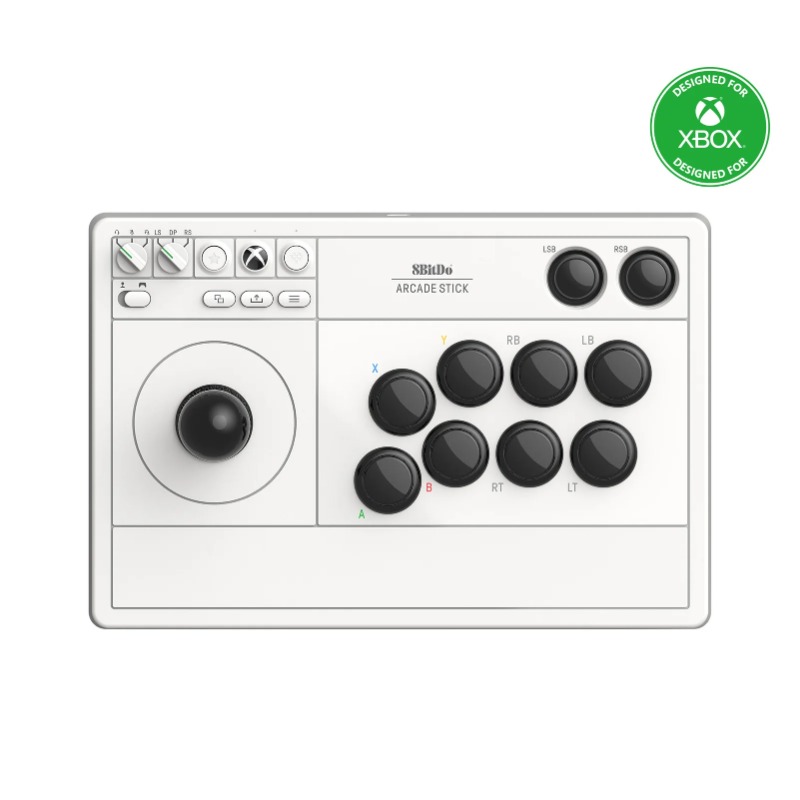 8BitDo Arcade Stick for Xbox Series X/S, Xbox One Wireless .4G Arcade Fight Stick for Windows 10 and Above Game Accessories. 