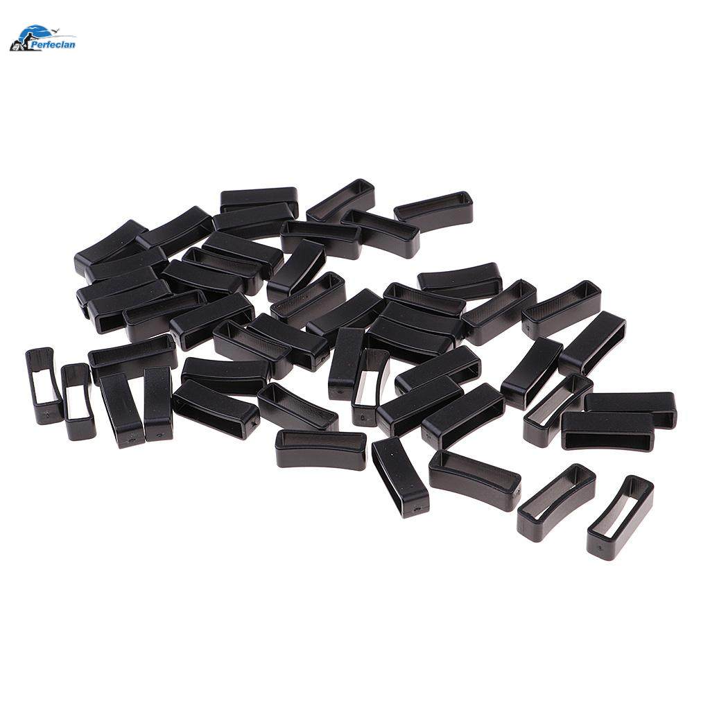 50Pcs Rectangle Keeper Belt Loop Square Loop Buckle for 32mm. 