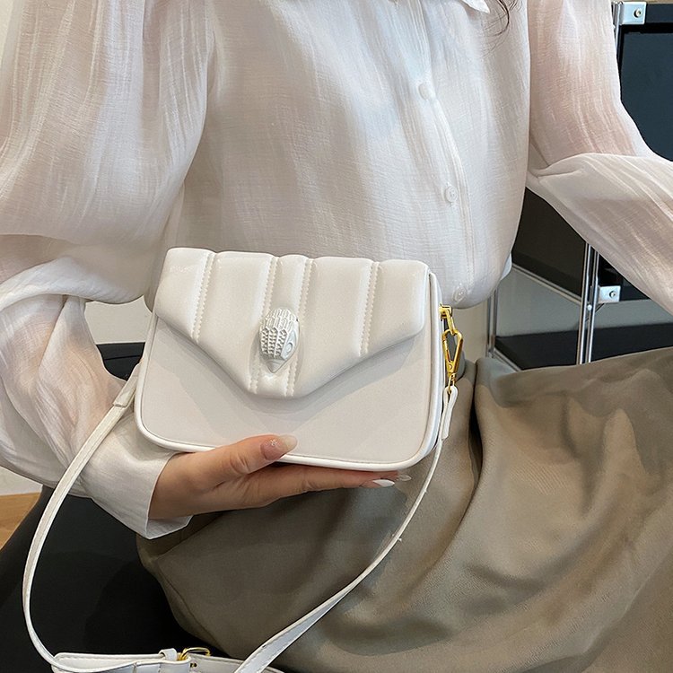 Summer 2023 new urban simple bags, leather goods cross-body bag, PU check women's cross-body bag