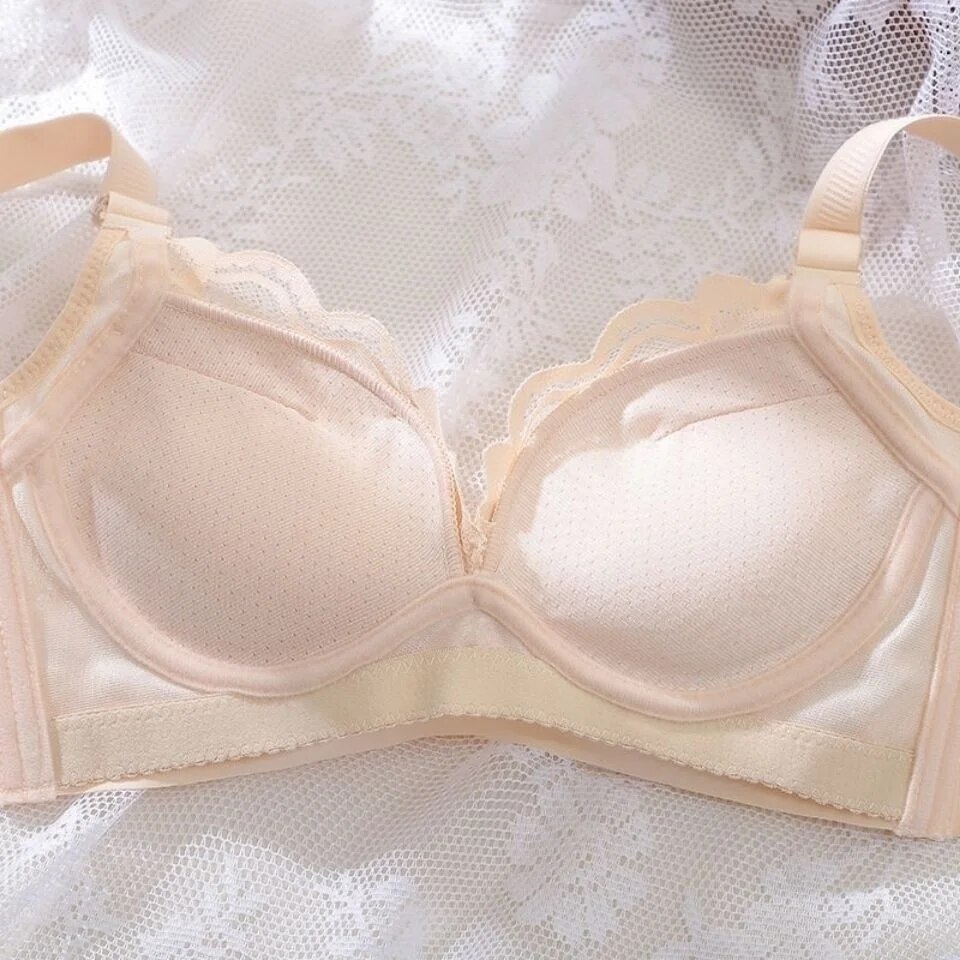 Midnite StarThickened Extra Thick 12cm Small Chest Flat Chest Gathered Bra No Steel Ring Extra Thick 8cm Bra Closed Breast. 