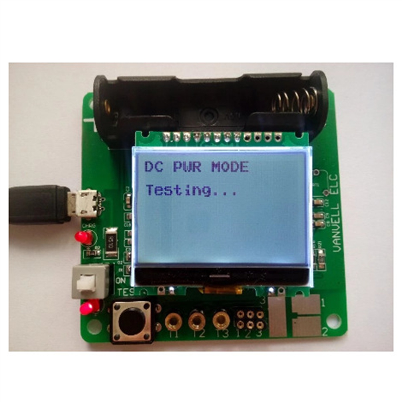 MG328 Transistor Tester for ESR Meter Inductor-Capacitor Meter ESR DIY MG328 Multifunction with Test Line. 