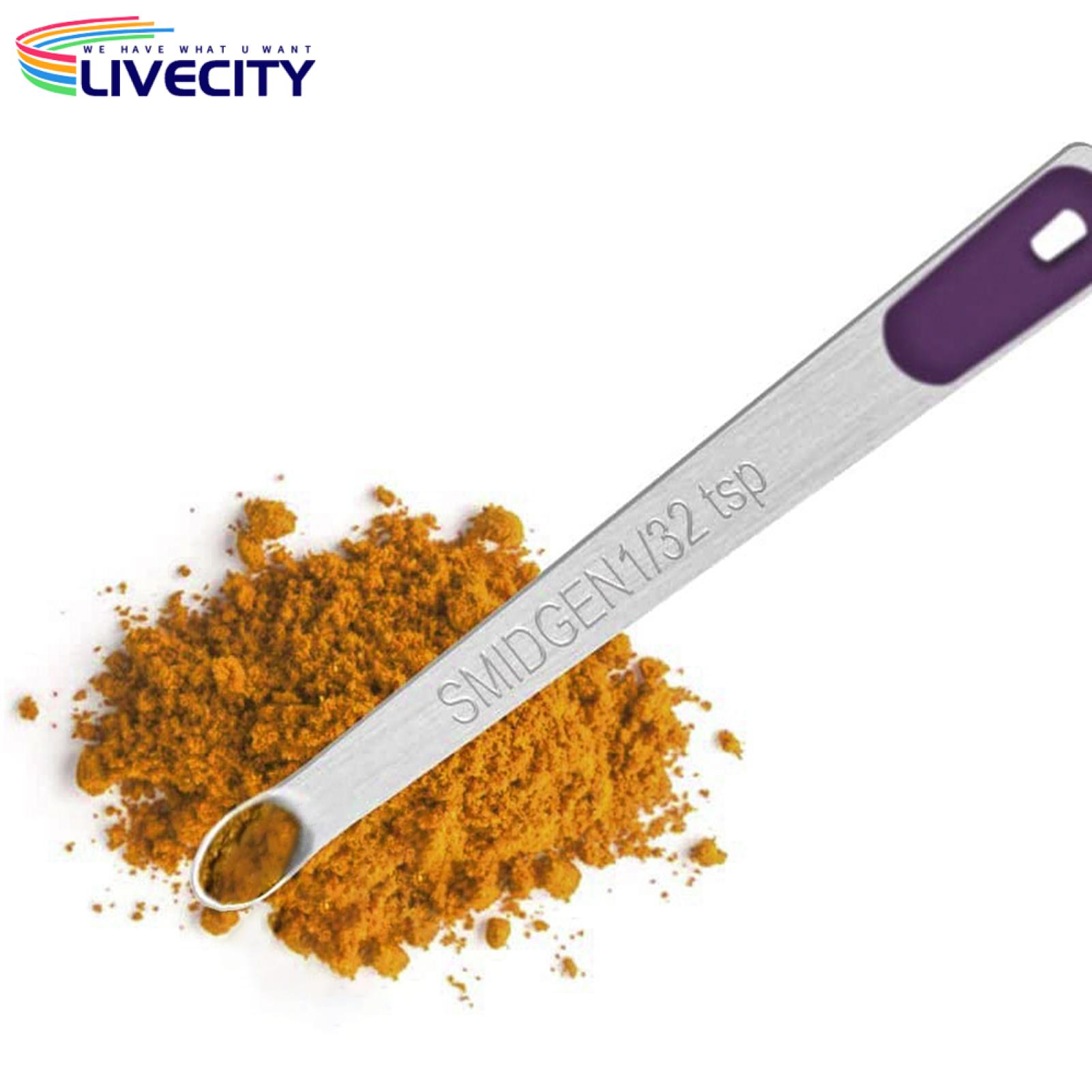 Stainless Steel Measuring Spoons Space-saving Measuring Spoons. 