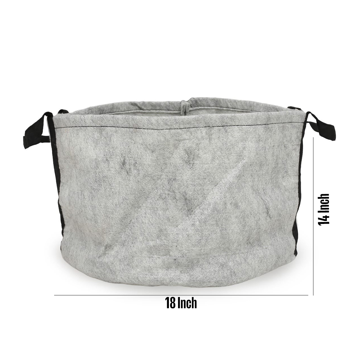 GEO Bag 15 Gallon -1 PCS (dia 18" hight 14"-)  Plant Grow Bags, Synthetic Pot. 
