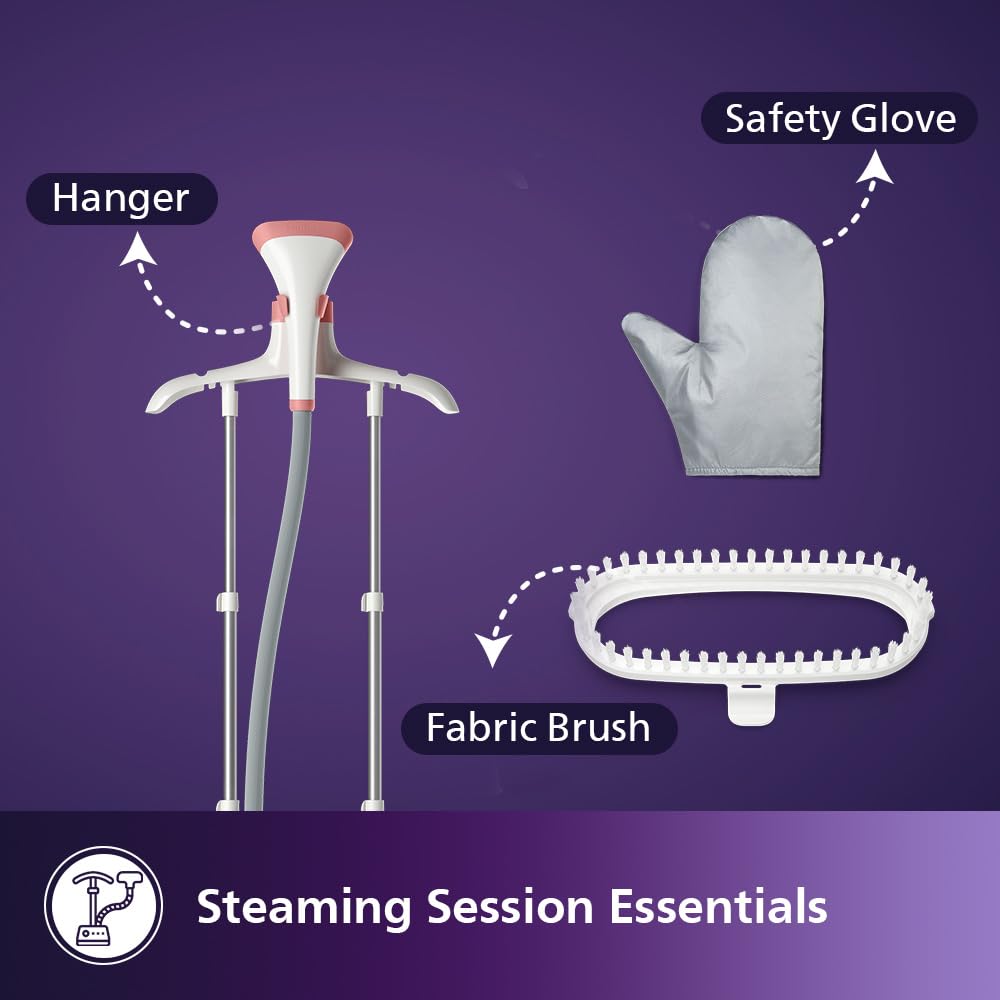 Philips STE1020/40 Double Pole Garment Steamer | 1800 Watt. 