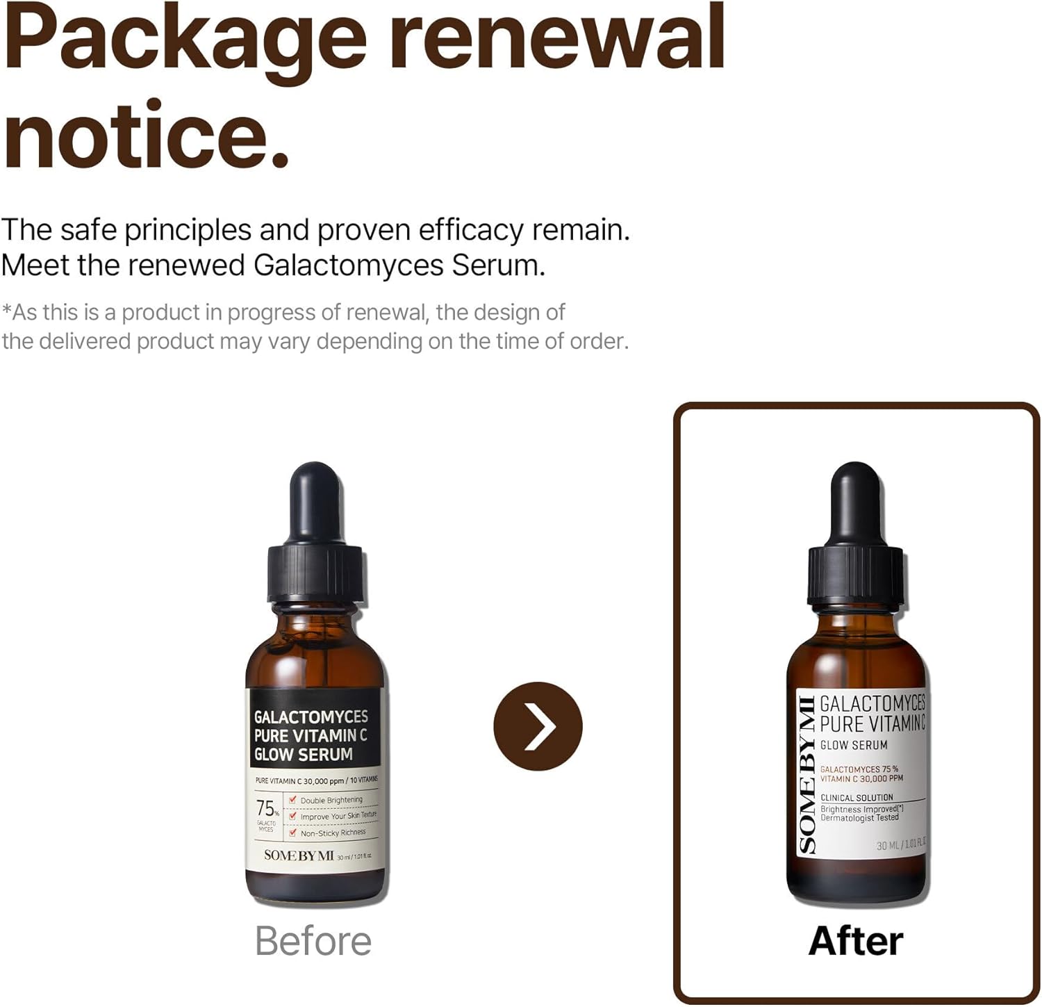 Some By Mi Galactomyces Pure Vitamin C Glow Serum 30ml. 