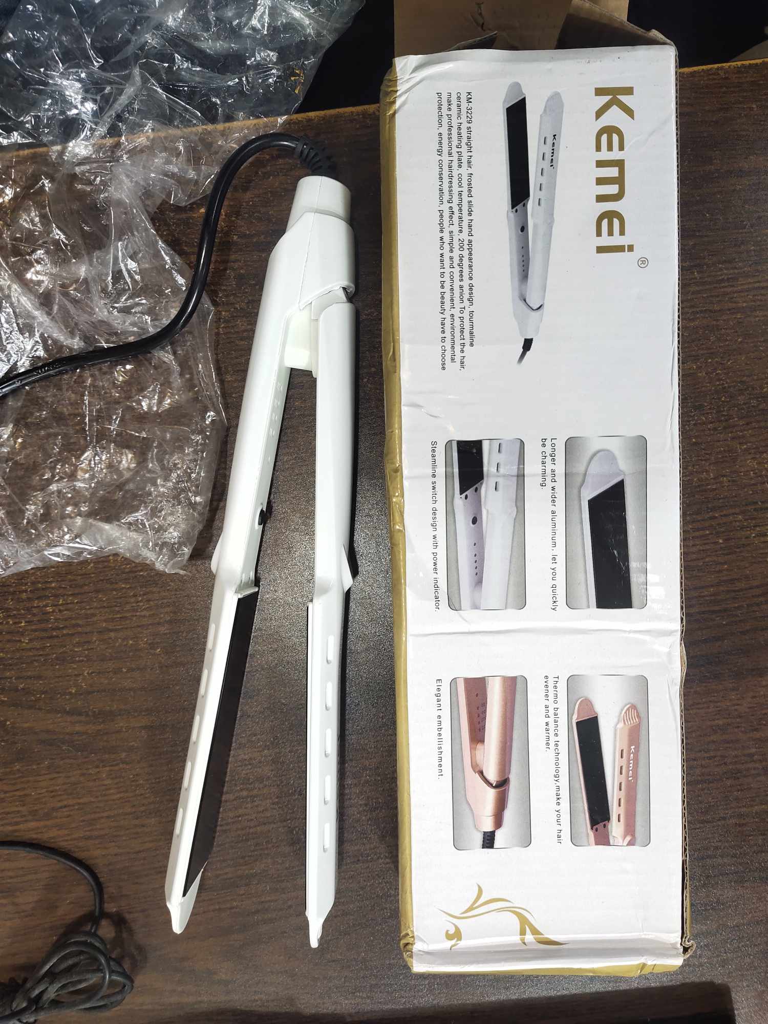 Kemei hair cheap straightener 3229