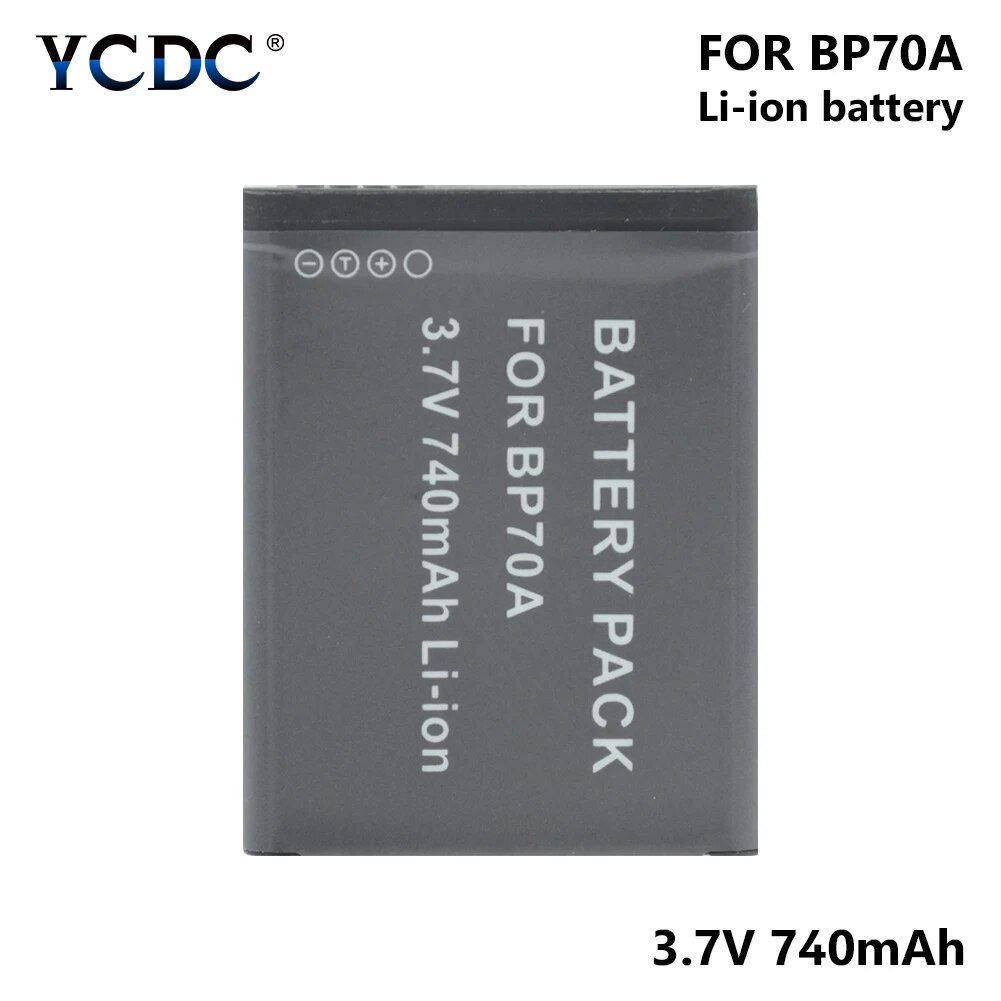 【YIYANGMAOYI111】3.7V 740mAh Lithium Camera Batteries Samsung TL105 TL110 TL125 TL205 WB30F WB35F WB50F WB51F WP10 DV50 DV90 PL20. 