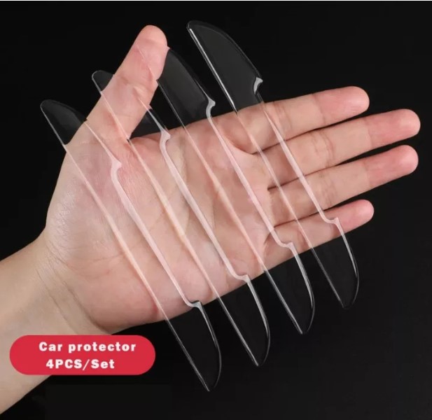 4PCS/Set Universal Anti Scratch Rear View Mirror Car Door Edge Protector Stickers Strips