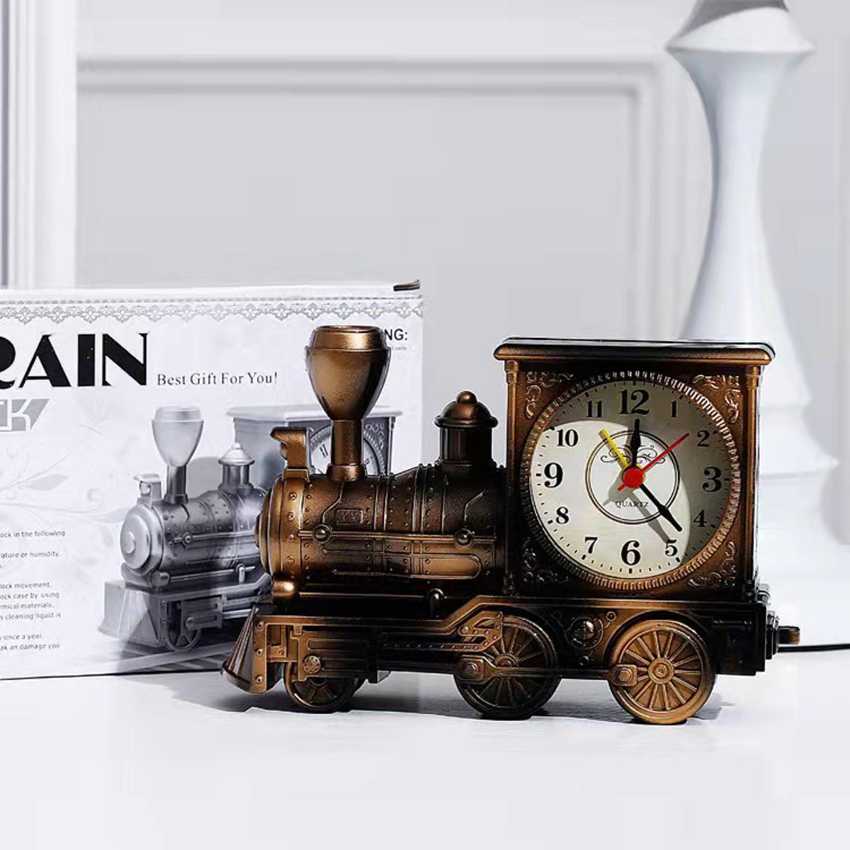 HOME DECOR ALARM CLOCK STYLISH TRAIN 2022