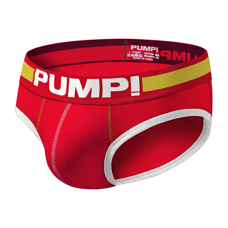 CMENIN Men (1 Pieces) PUMP Low waist Ice Silk Underwear Men Jockstrap Briefs Low Waist Men Underpants Male Panties Splice Mens Innerwear H69