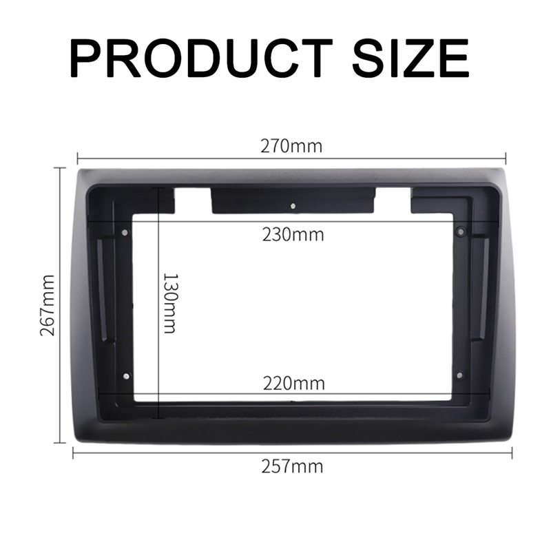 2Din Car Radio Fascia for FIAT Stilo 2001-2010 DVD Stereo Frame Plate Adapter Mounting Dash Installation Bezel Trim Kit. 